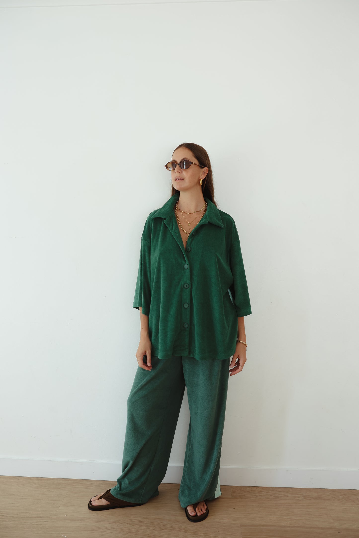 ALAKAI Lucky Day Terry Pants | Jade