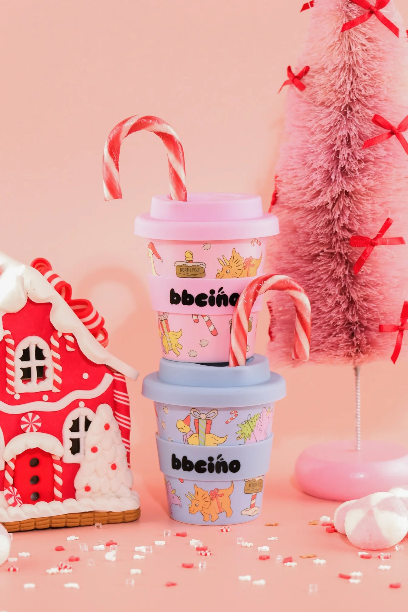 BB CINO Santa’s Little Sipper 120ml | Pink