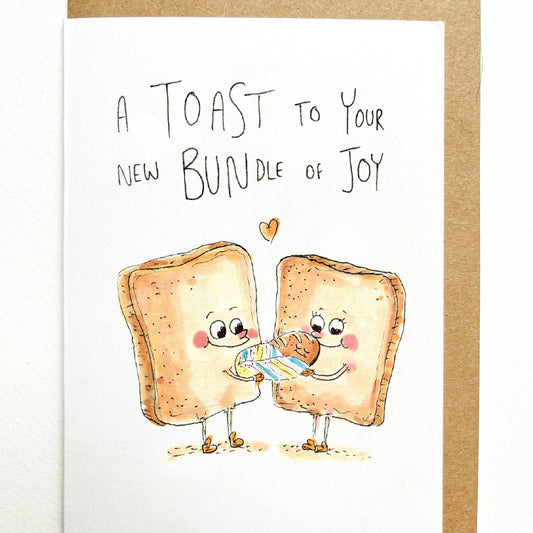 WELL DRAWN A Toast to Your New Bundle of Joy