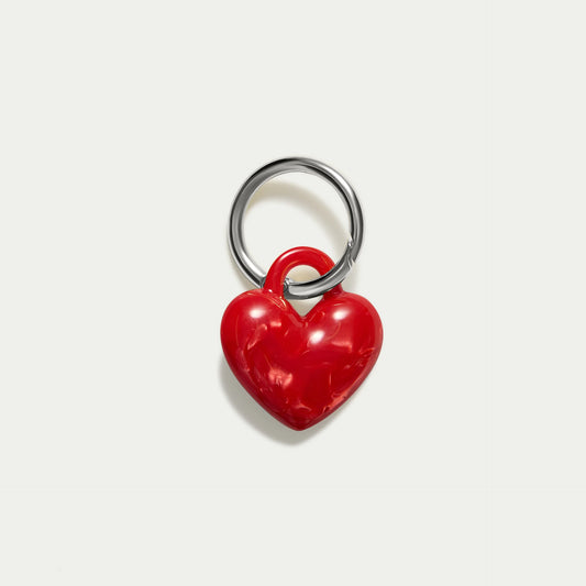 KITTY PALOMA Puffy Heart Keychain | Shanghai (Gold or Silver)