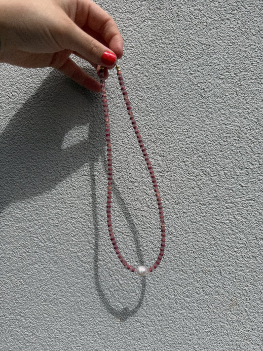 DARING YEARS Beaded Necklace | Sunday | Gold (Lobster Clasp)