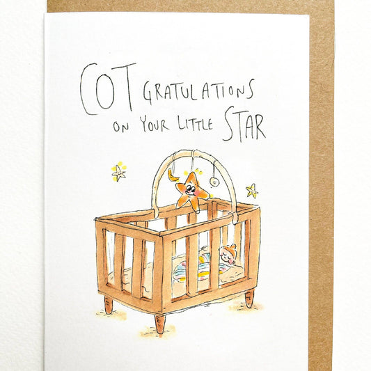 WELL DRAWN CoTgratulations on Your Little Star