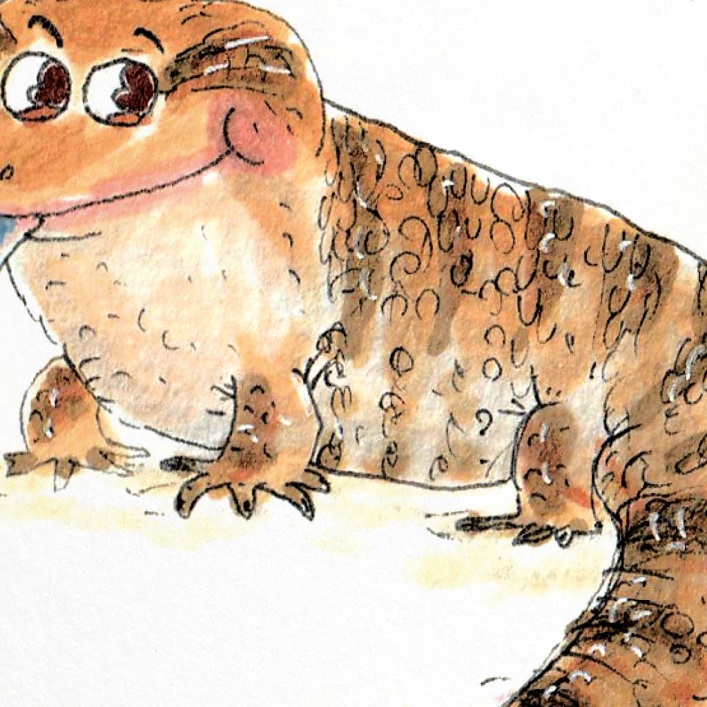 WELL DRAWN Have a TongueBelievable Birthday