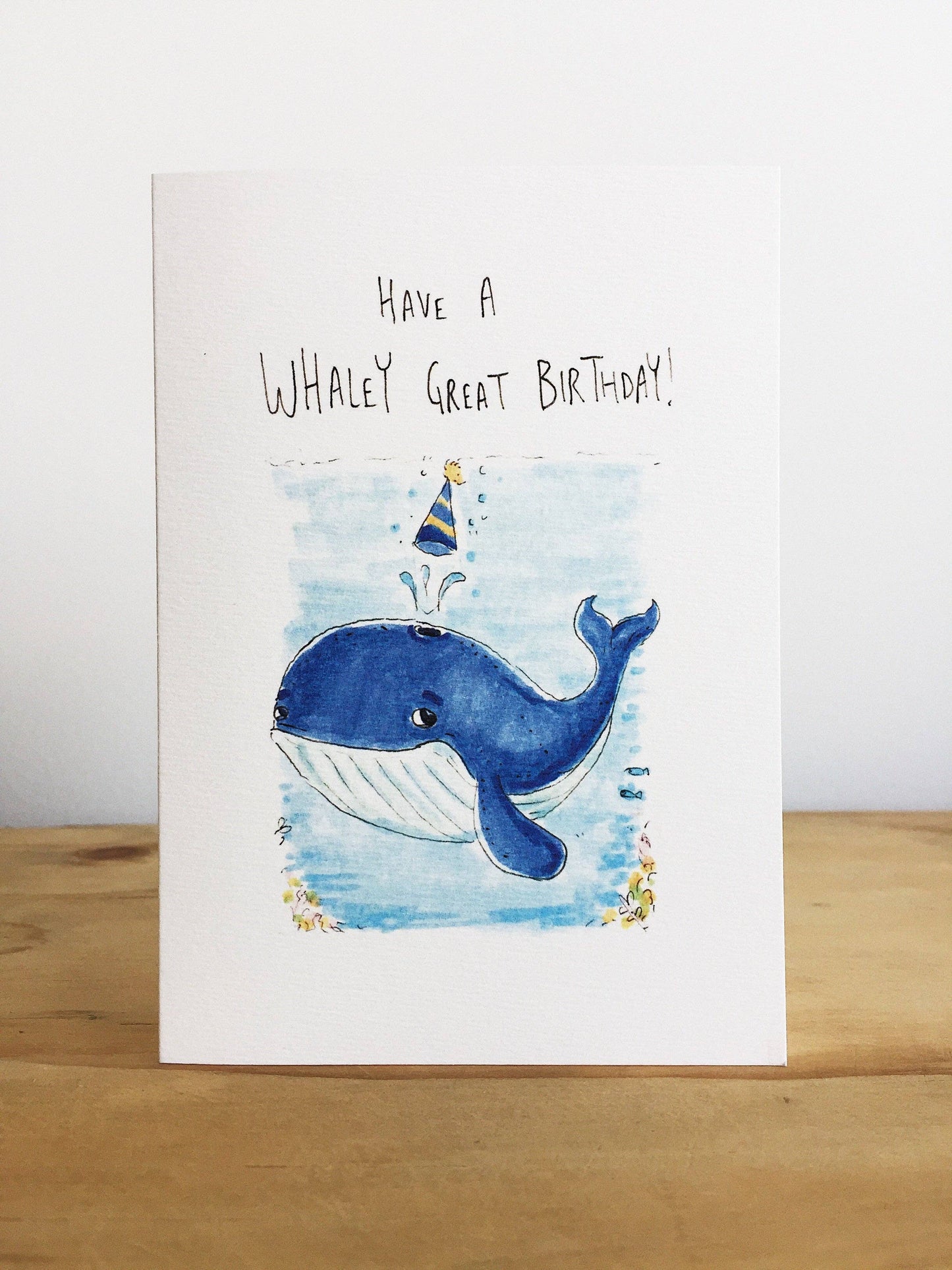 WELL DRAWN Have a Whaley Great Birthday