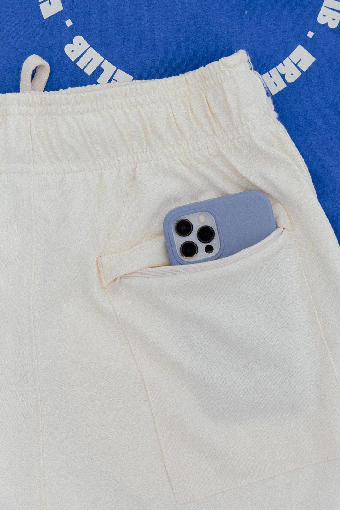CRACKER DAY CLUB Racer Club Shorts | Butter & Blue