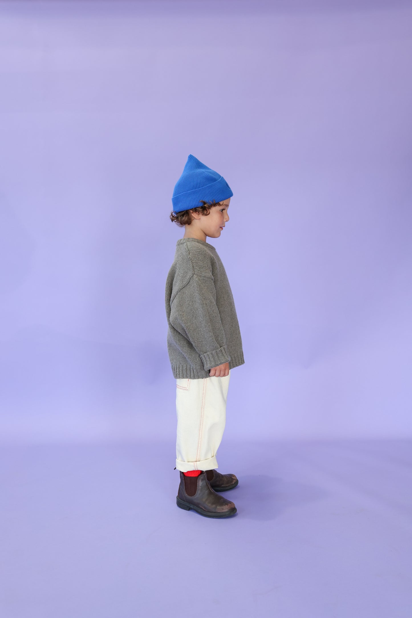 GROWN Merino Blend Everyday Pull Over | Grey