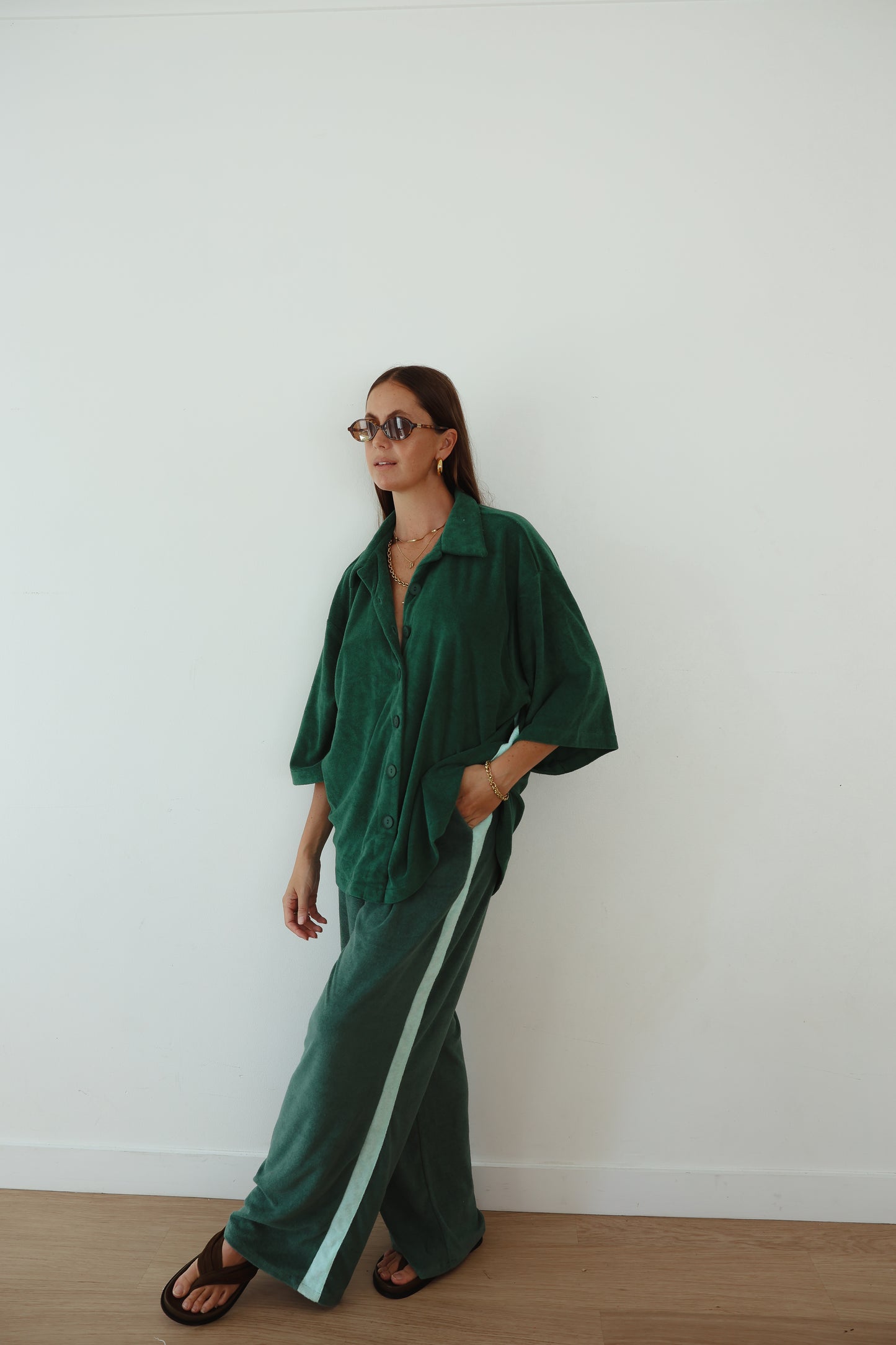ALAKAI Lucky Day Terry Pants | Jade