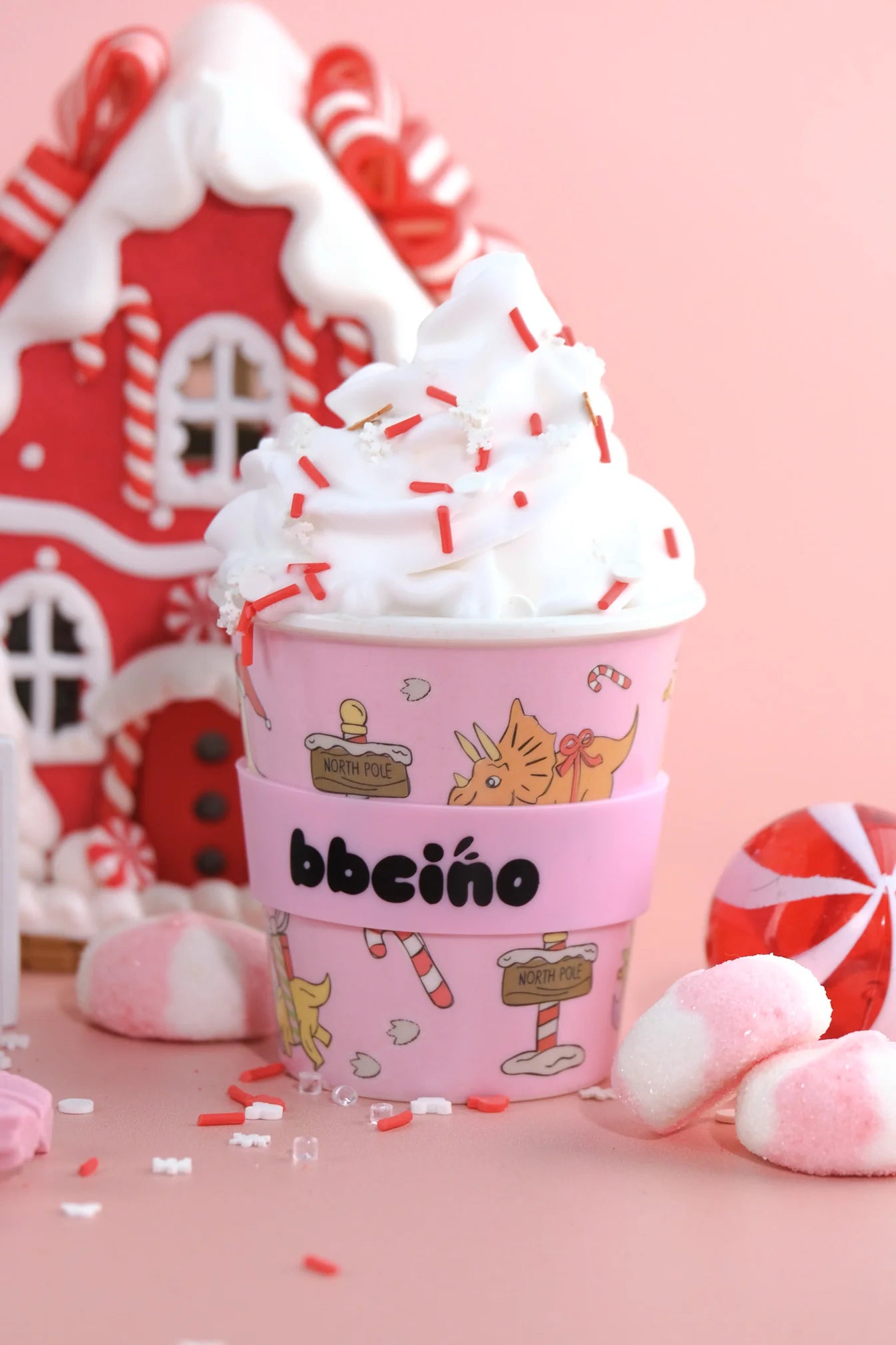 BB CINO Santa’s Little Sipper 120ml | Pink