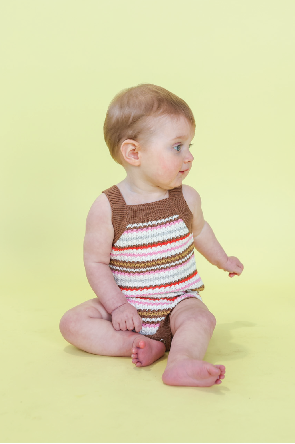 GROWN Sunshine Stripe Romper
