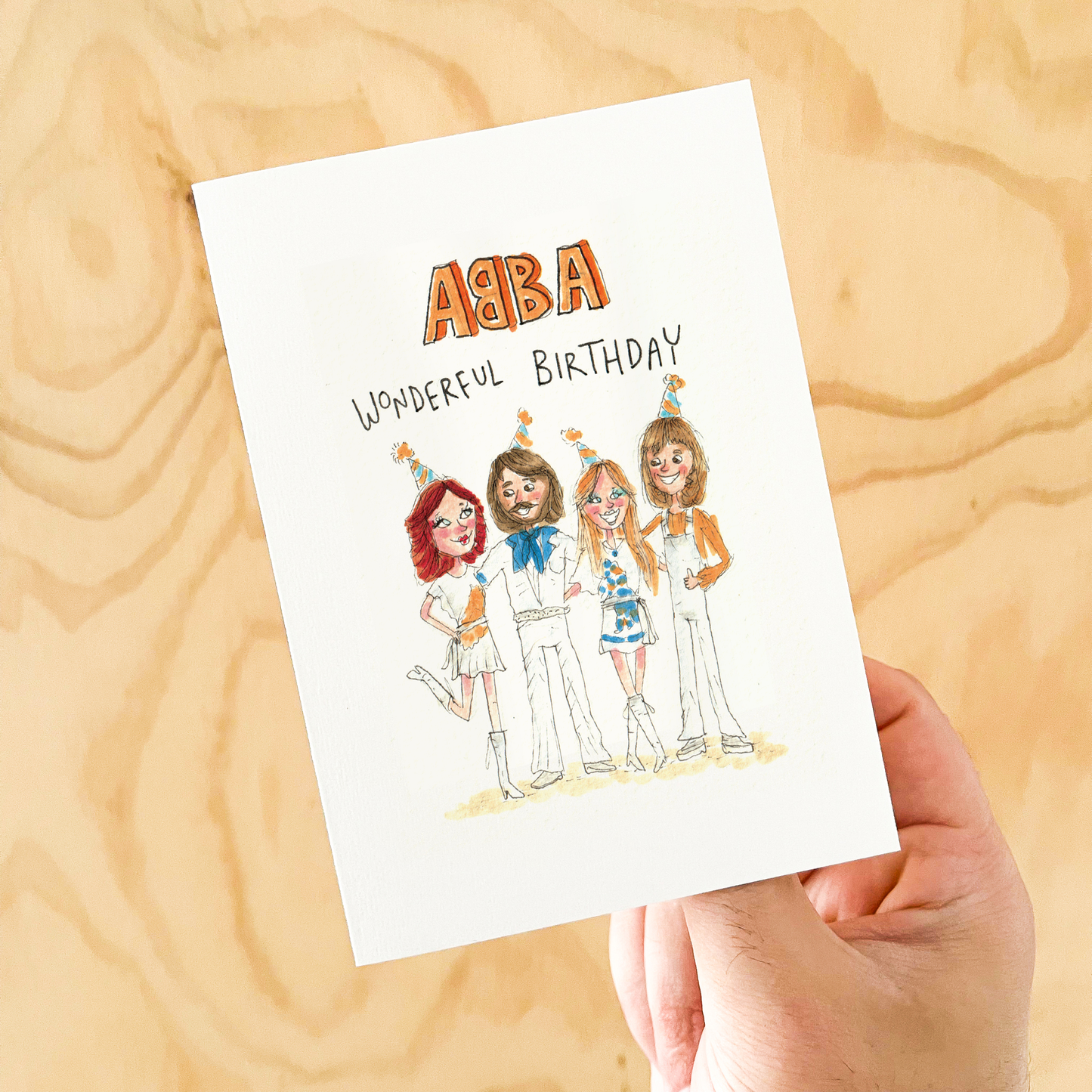 WELL DRAWN Abba Wonderful Birthday
