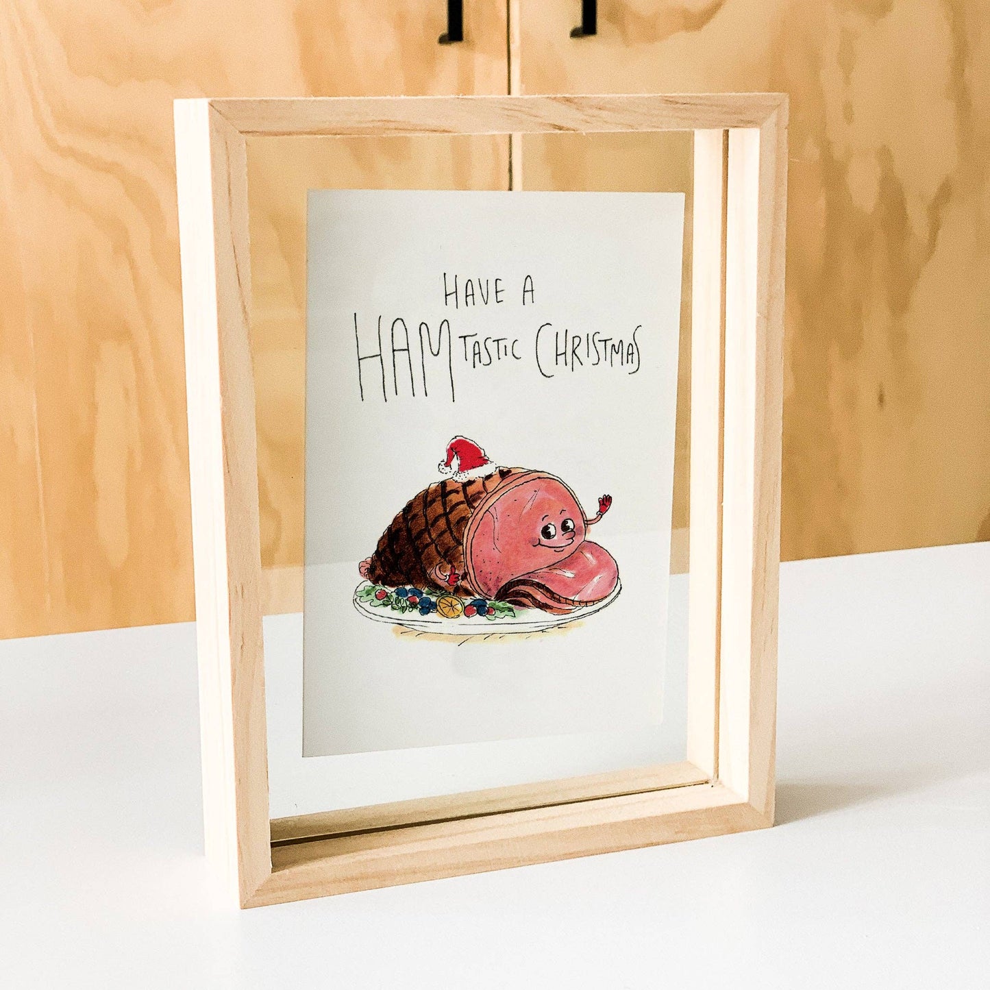 WELL DRAWN Have a HAMtastic Christmas