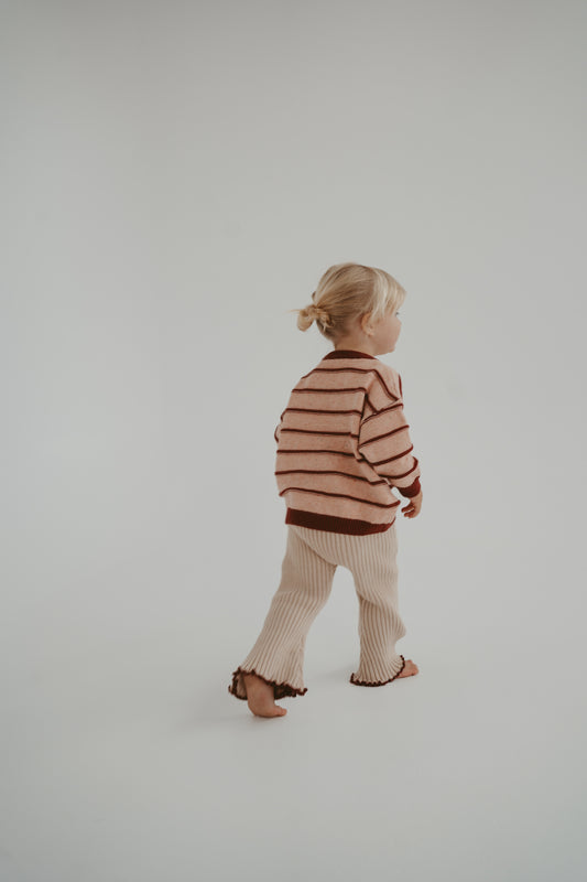 FRECKLES THE LABEL Cotton Knit Bell Pants | Tulip