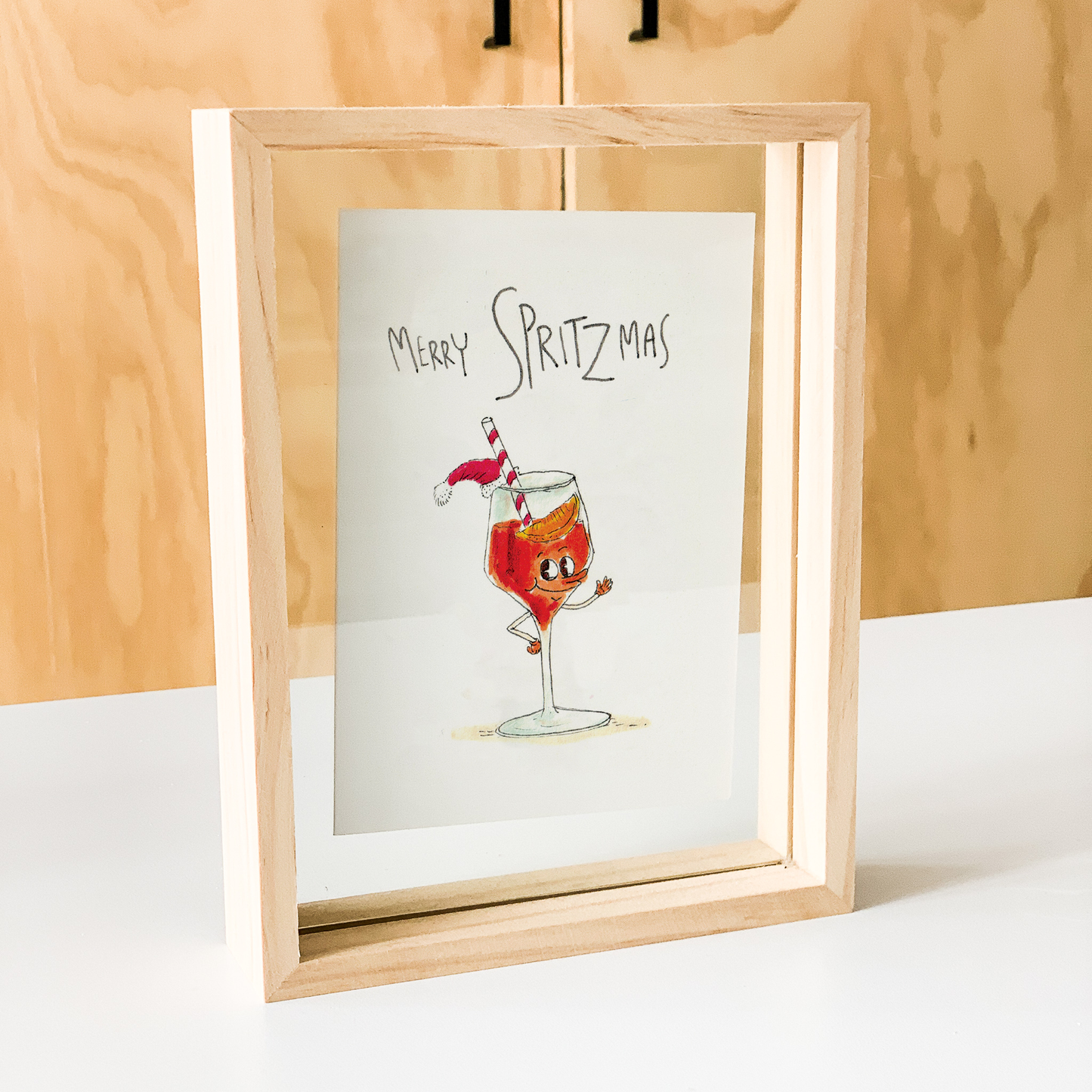 WELL DRAWN Merry Spritzmas