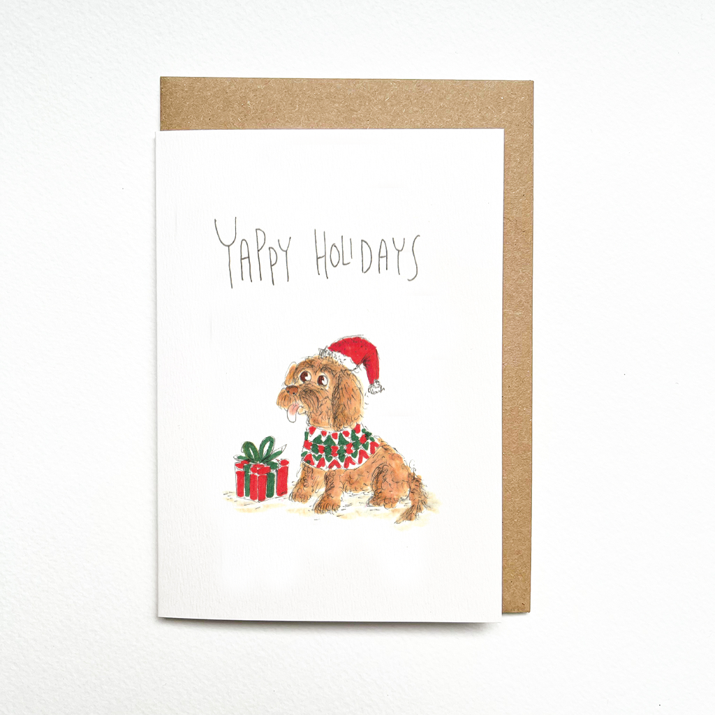 WELL DRAWN Yappy Holidays