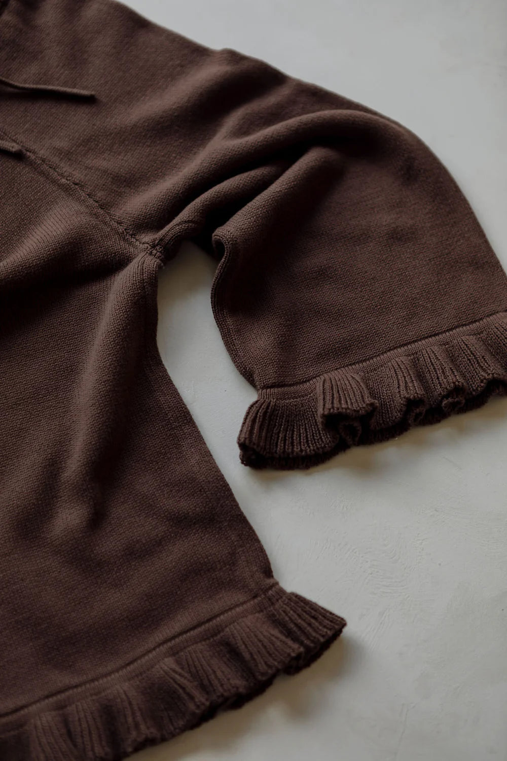 BELLE & SUN Frill Pants | Cocoa