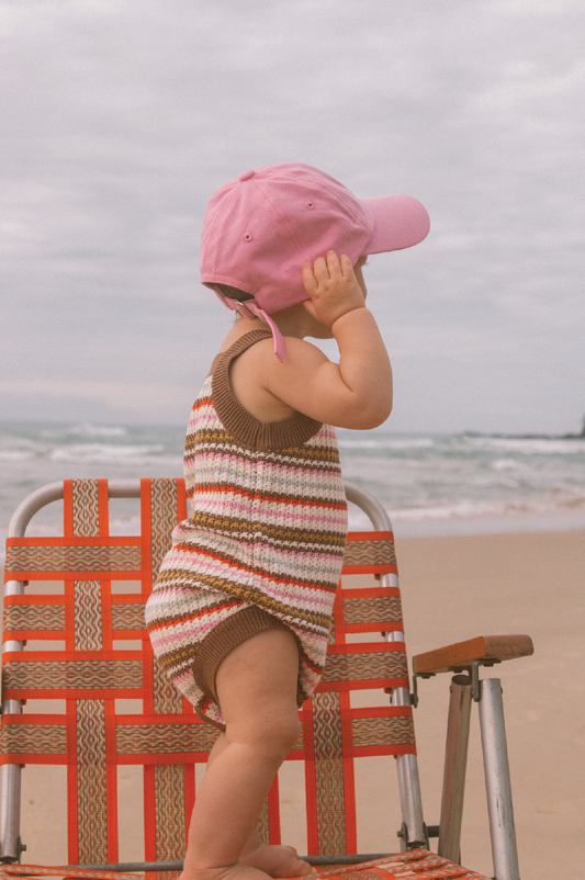 GROWN Sunshine Stripe Romper