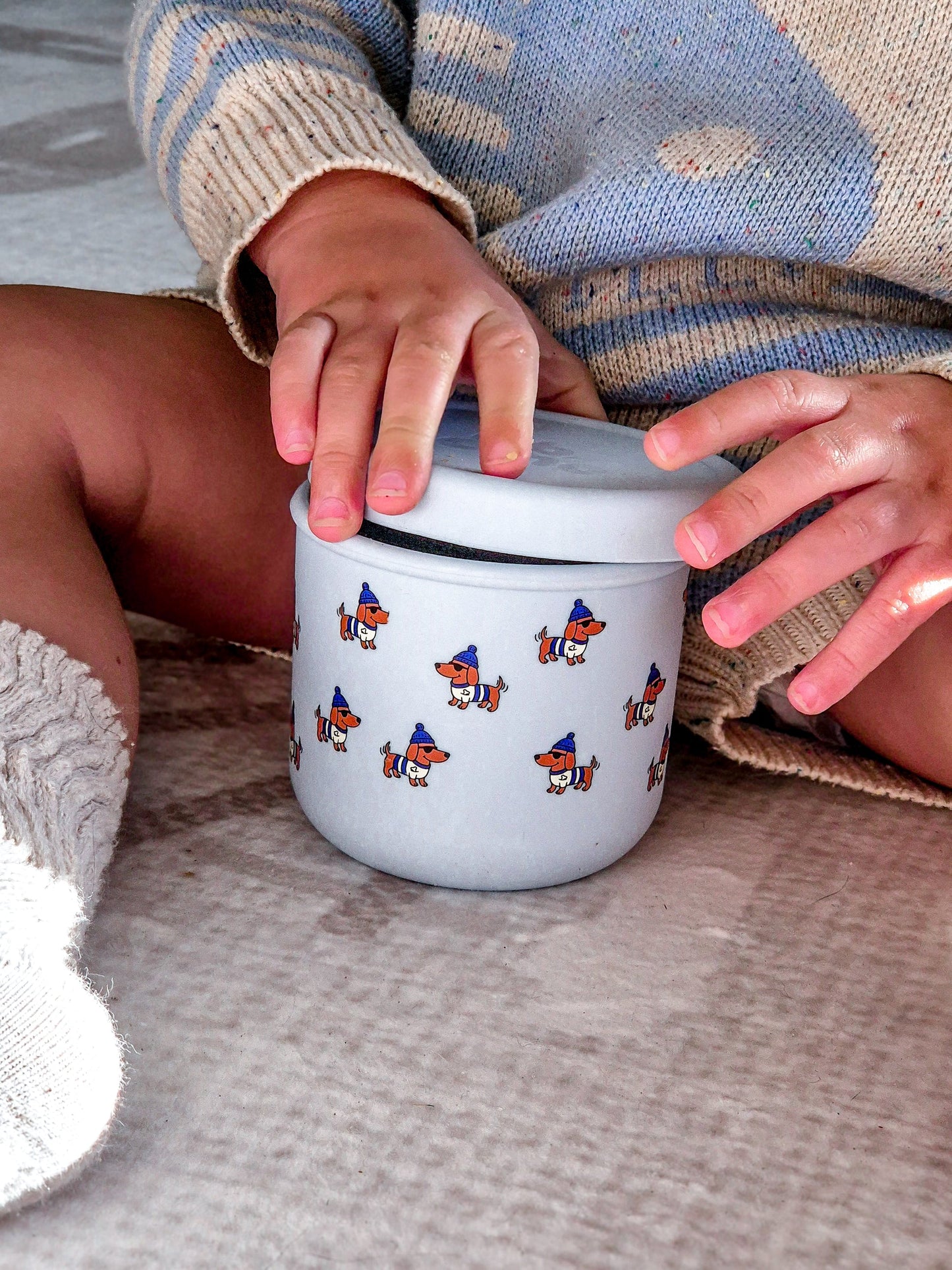 BB CINO 250ml Silicone Snack Pot