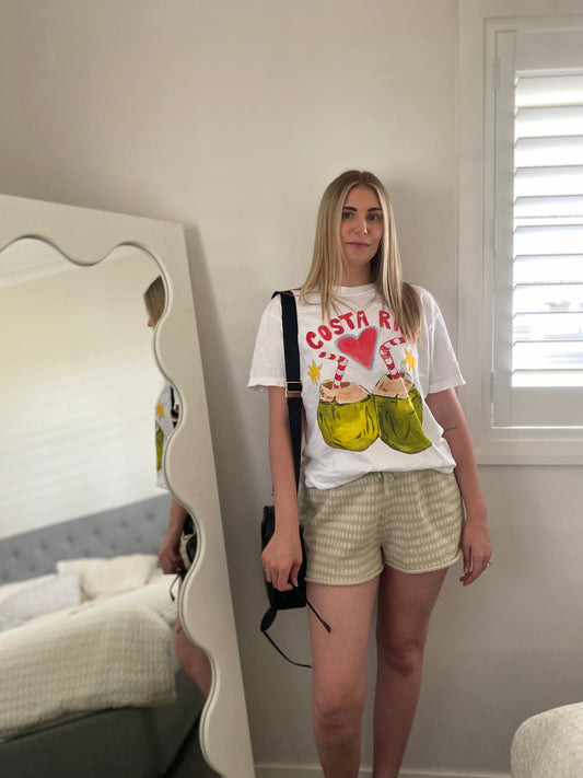 MAKU Costa Rica (White) Oversized Tee