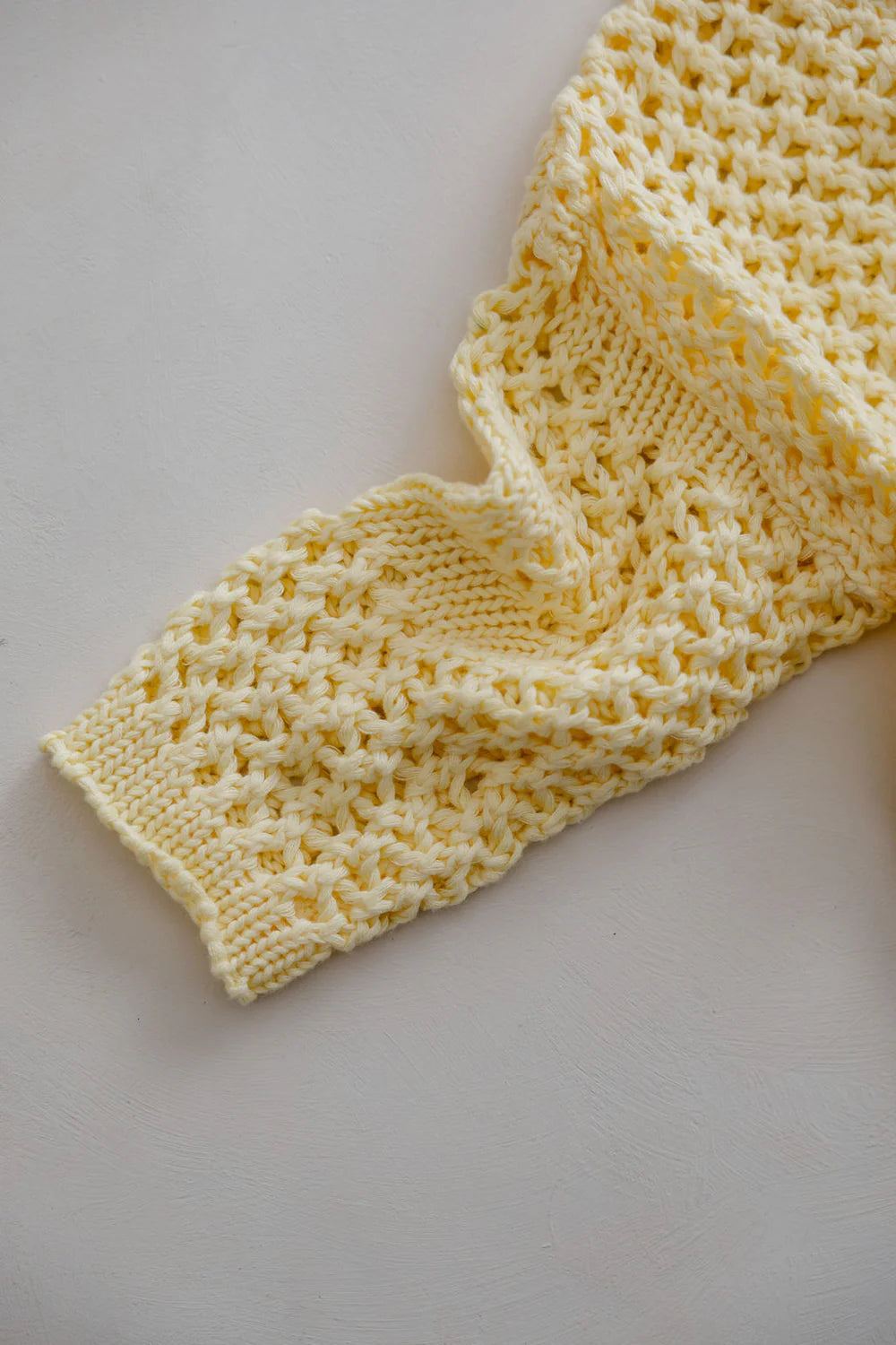 BELLE & SUN Crochet Pullover | Citrus