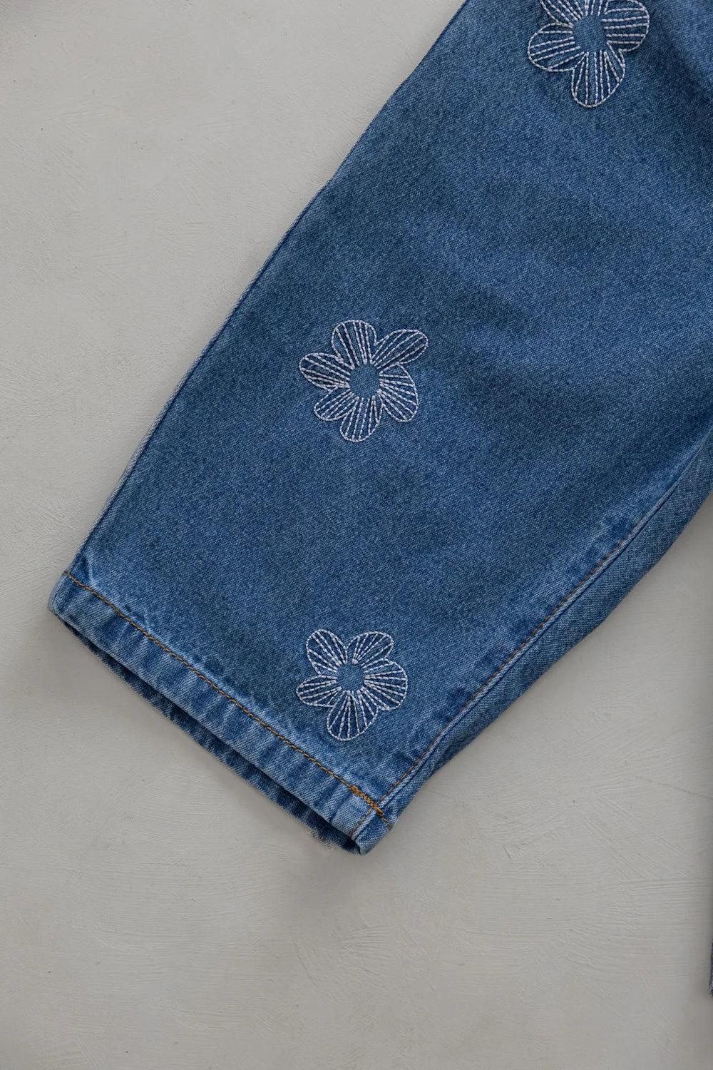 BELLE & SUN Denim Jeans | Flower