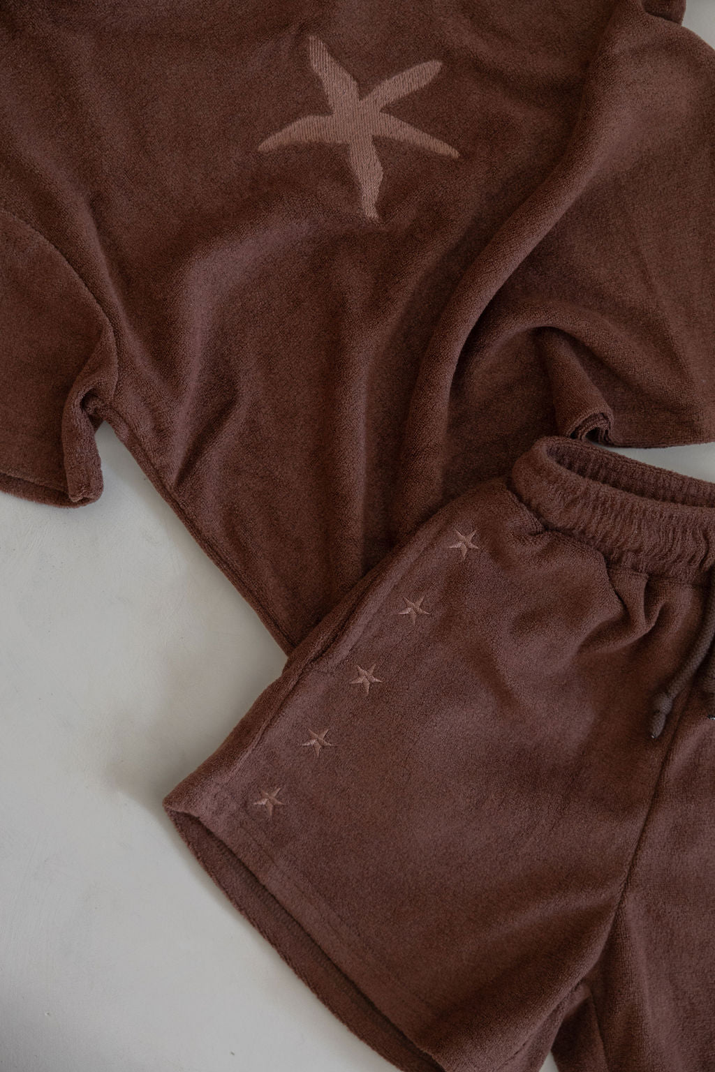 BELLE & SUN Terry Shorts | Sea Star