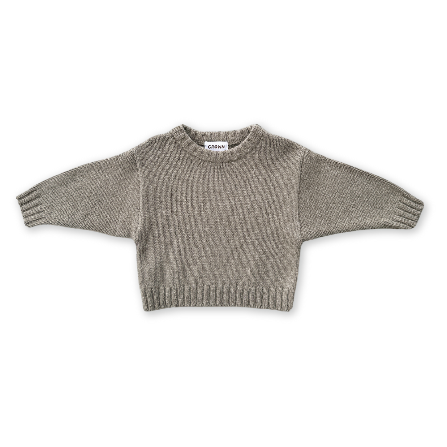 GROWN Merino Blend Everyday Pull Over | Grey