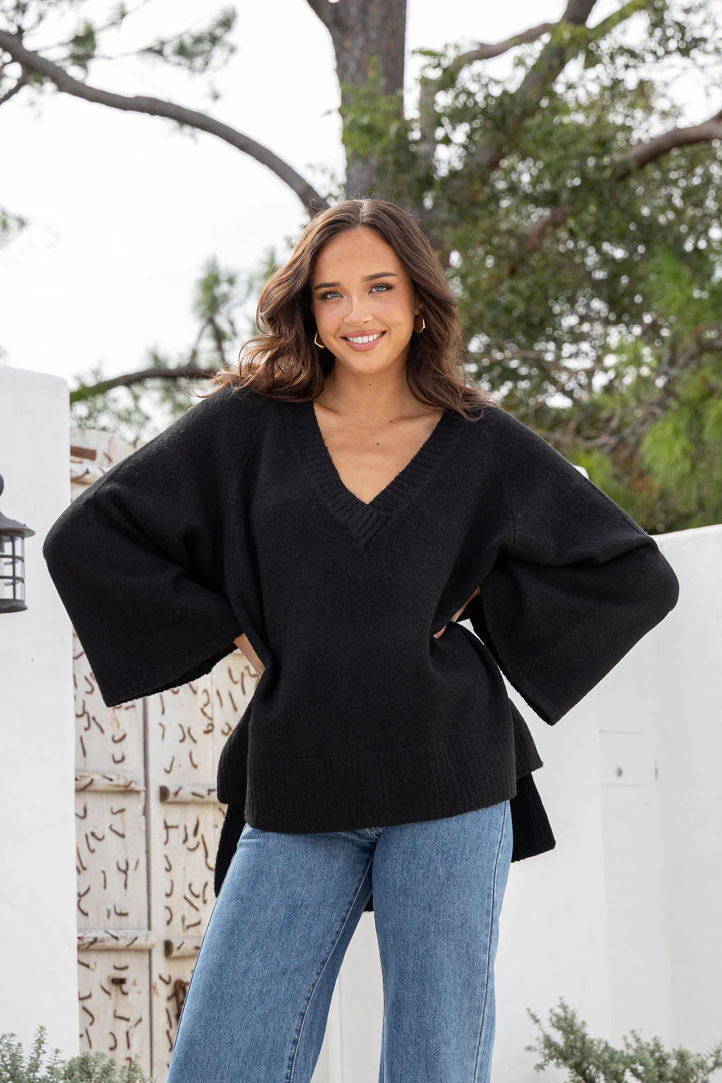 JATEA Gigi Knit Jumper | Black