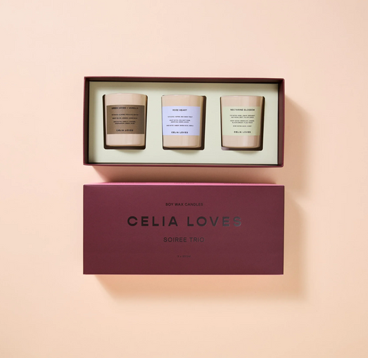 CELIA LOVES Trio Candle Set | Soirée