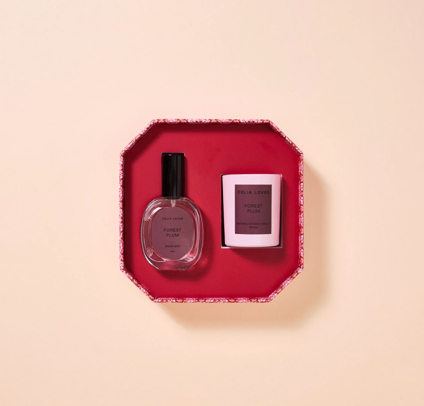 CELIA LOVES Candle & Room Spray Duo Set | Forest Plum