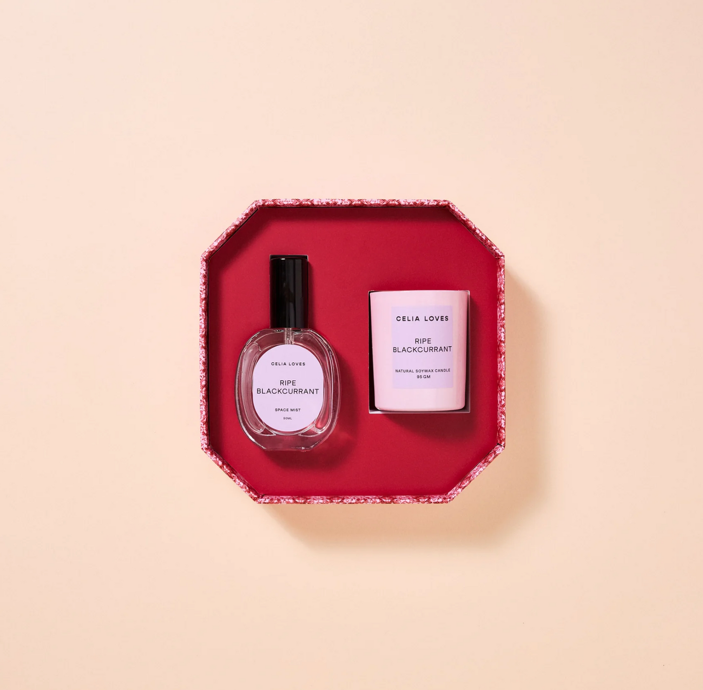 CELIA LOVES Candle & Room Spray Duo Set | Ripe Blackcurrent