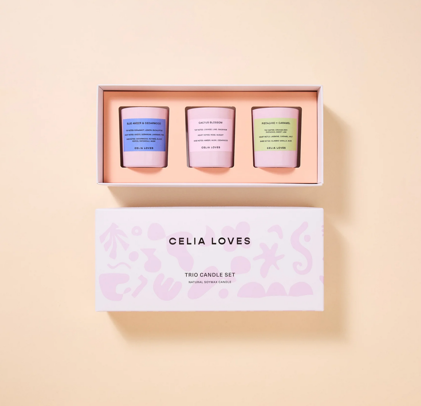 CELIA LOVES Trio Candle Set | La Fiesta