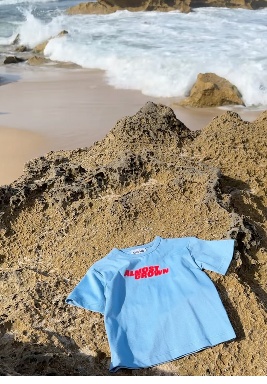 GROWN Organic Almost Grown Tee | Duck Egg