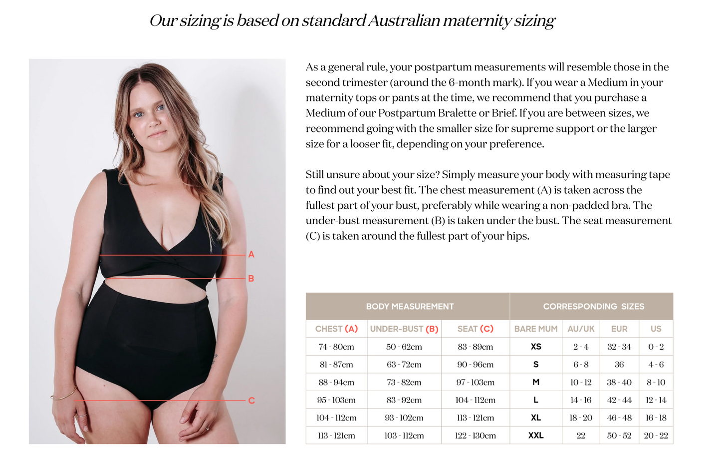 BARE MUM Postpartum Briefs