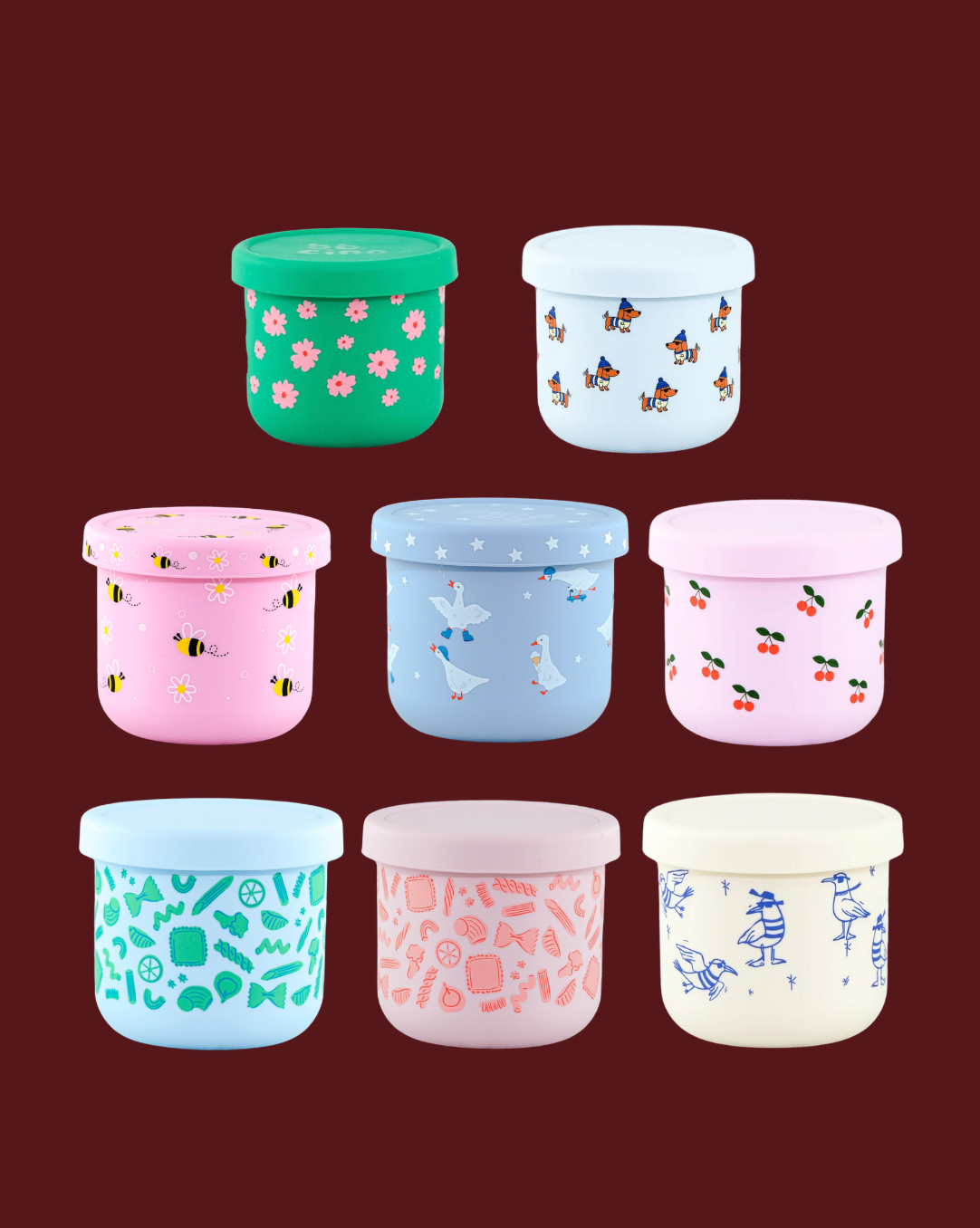 BB CINO 250ml Silicone Snack Pot