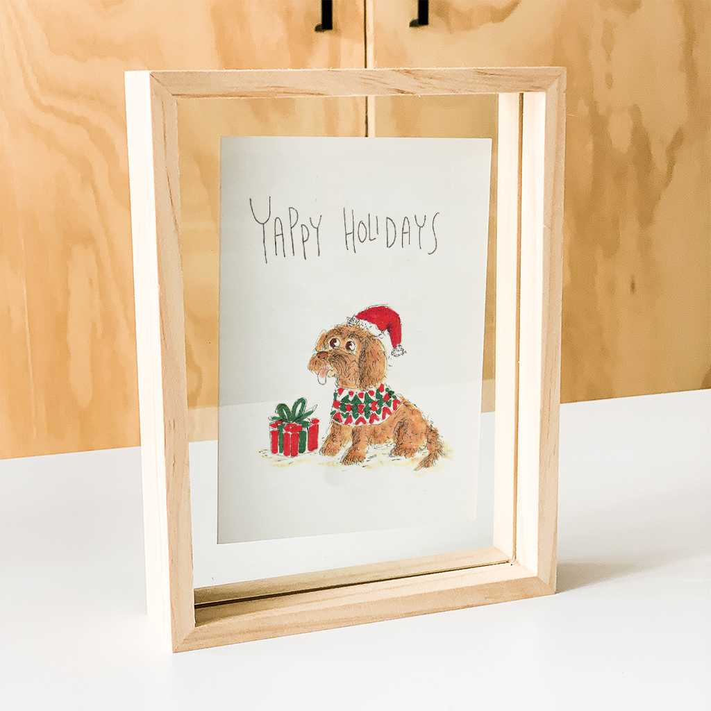 WELL DRAWN Yappy Holidays