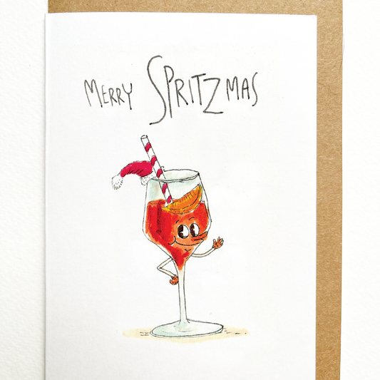 WELL DRAWN Merry Spritzmas