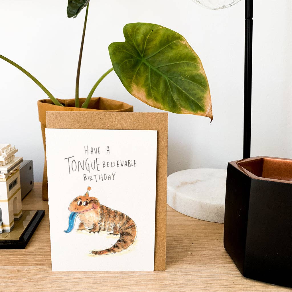 WELL DRAWN Have a TongueBelievable Birthday