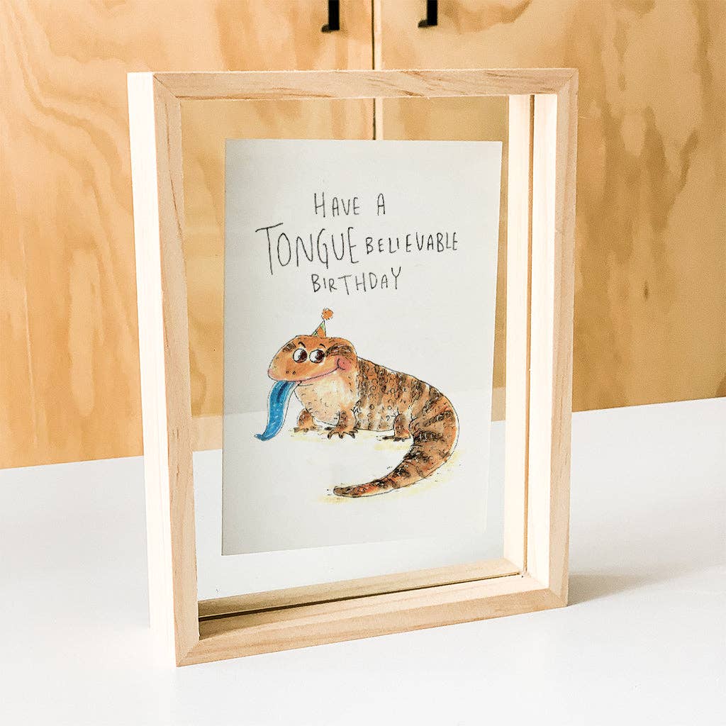 WELL DRAWN Have a TongueBelievable Birthday