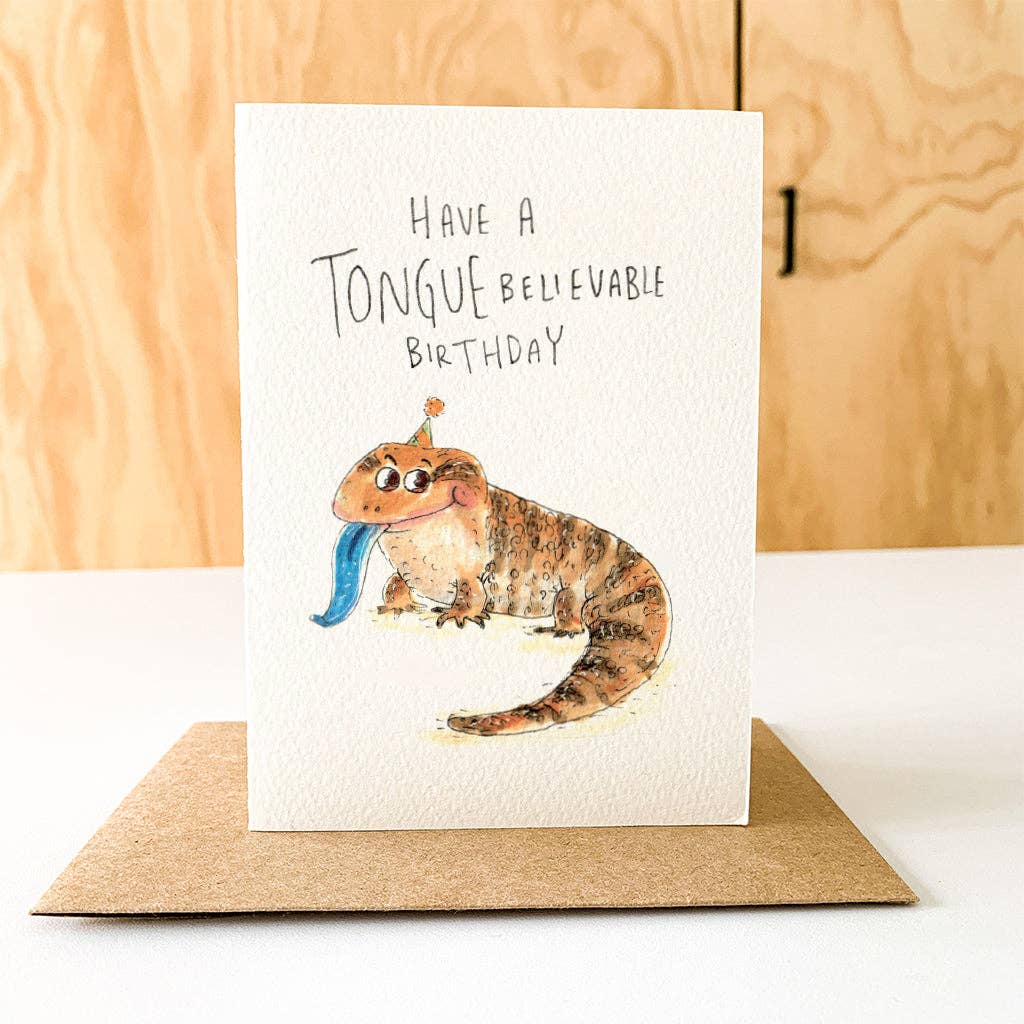 WELL DRAWN Have a TongueBelievable Birthday