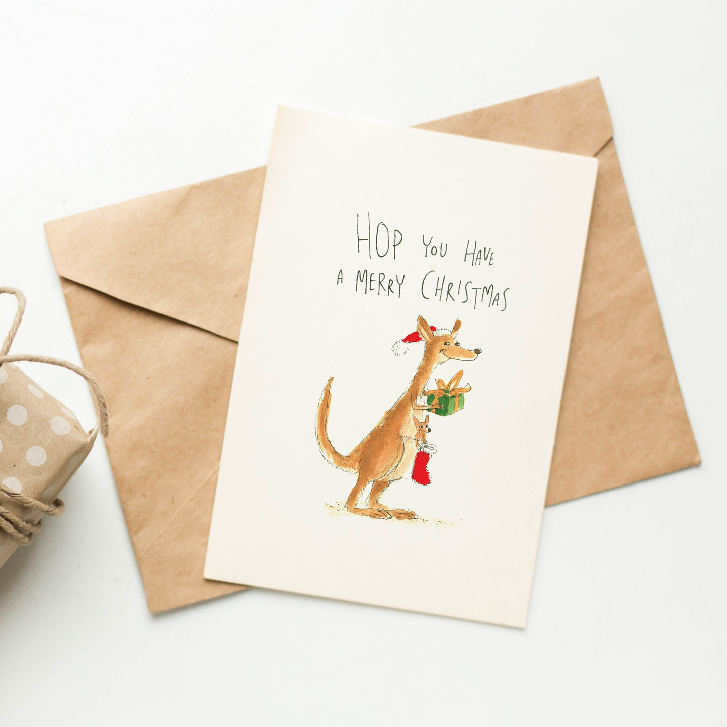 WELL DRAWN Hop You Have a Merry Christmas