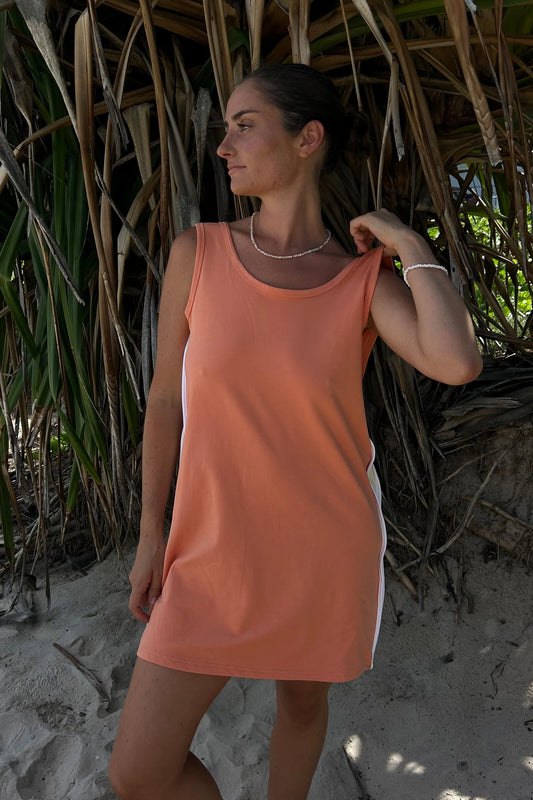 CRACKER DAY CLUB Marli Retro Dress | Orange