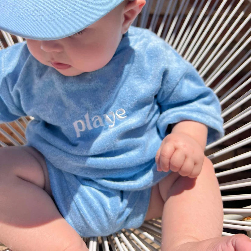 PLAYE Vacay Terry Tee - Pool Blue